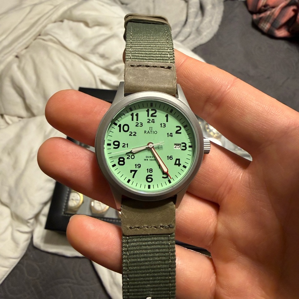 Men's Ratio Quest Lewis and Clark Limited Edition Field watch